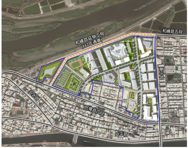 台南科技產業專區規劃願景示意圖