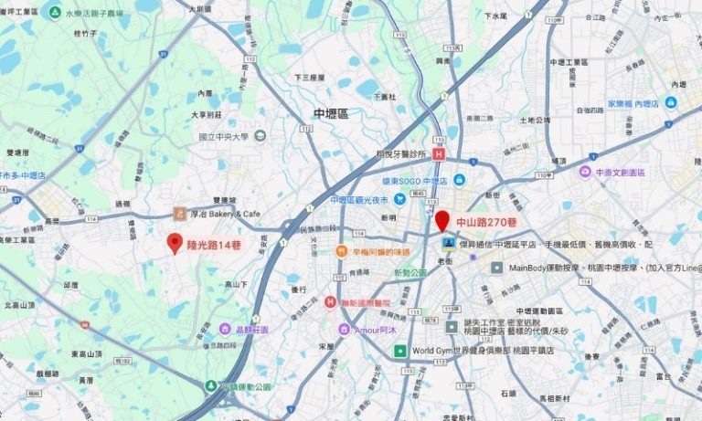 中壢色按集中在哪?在地人私藏的放鬆據點